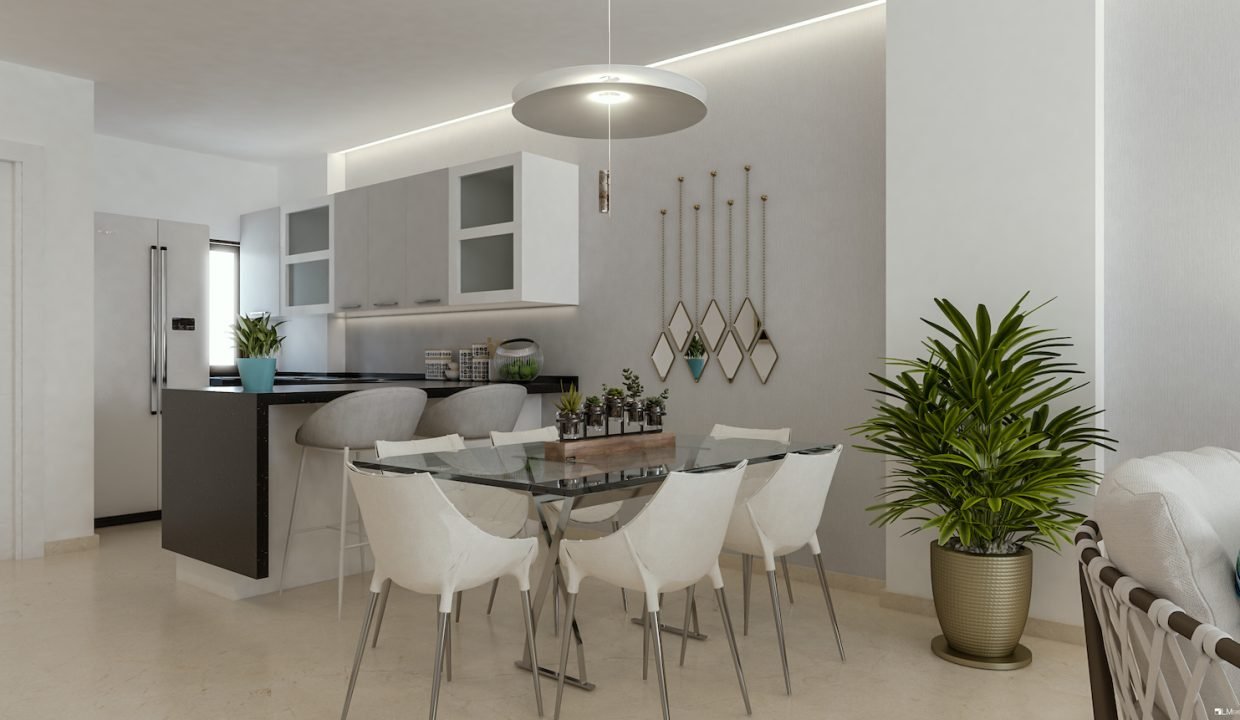 Cana Rock Star - Living Room and Kitchen