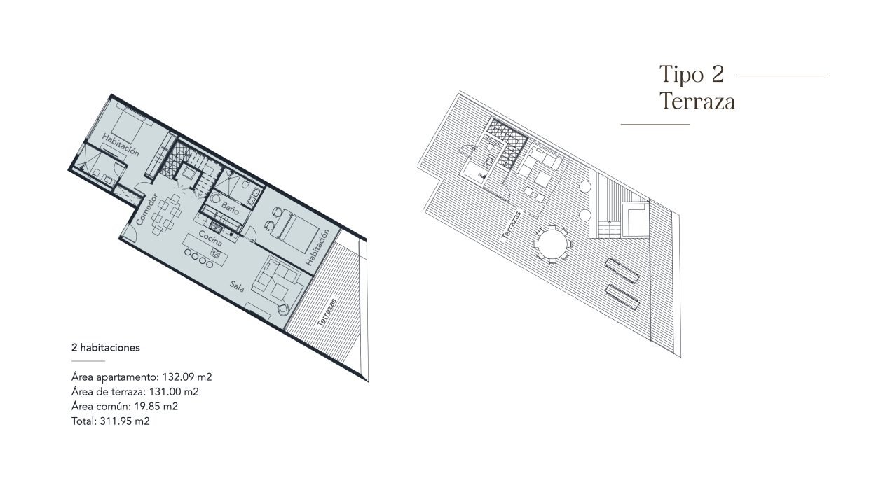 PLANOS TIPO TERRAZA 2